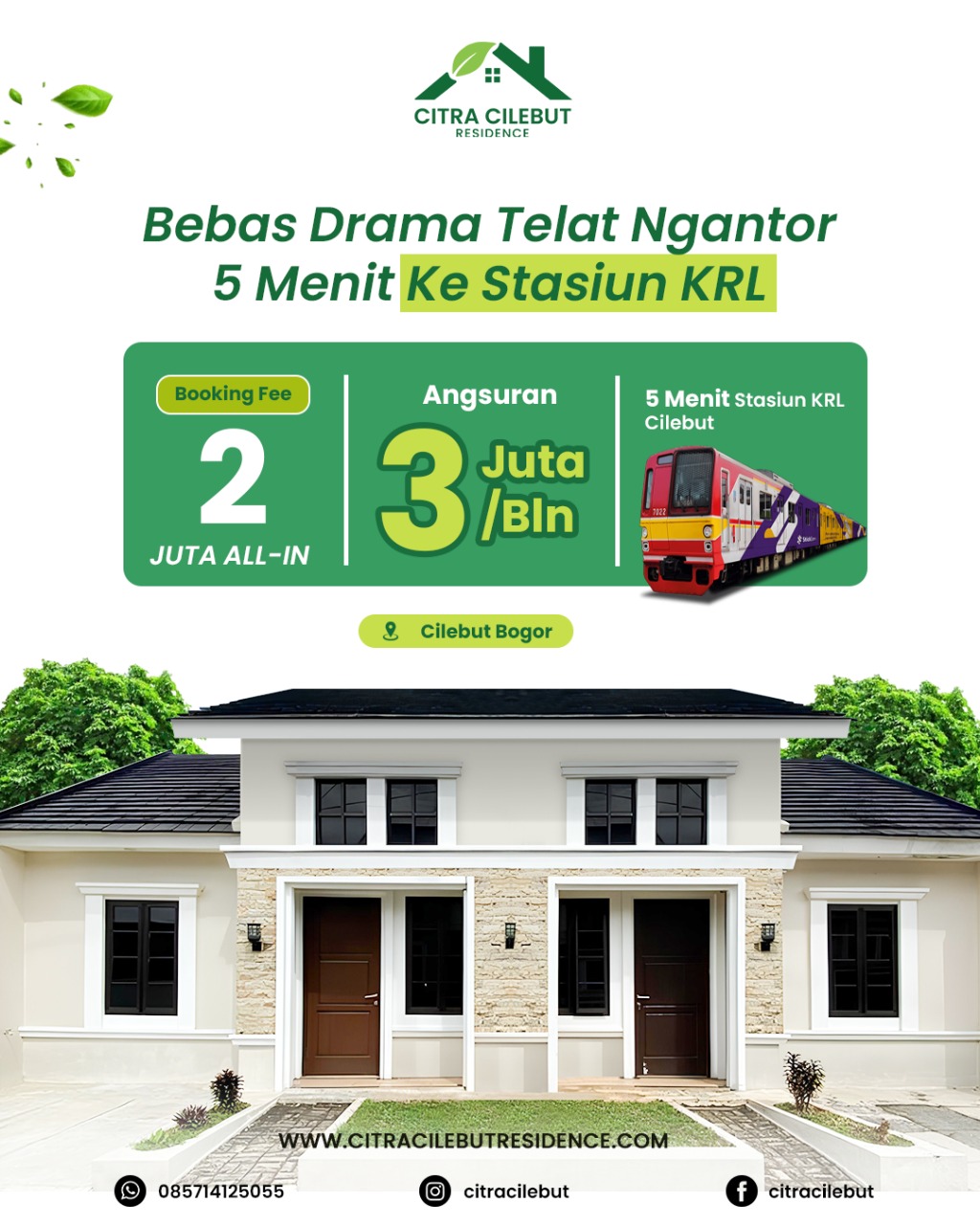 perumahan dekat stasiun
